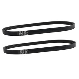 2 PCS WE12X27300 Washer Drive Belt Replaces 4587578 AP6328196 PS12342956 EAP12342956 253C1275P001 5PJ587SJ161 Compatible with GE Washing Machine