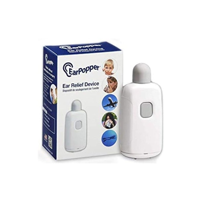 Earpopper Ear Pressure Relief Device for Flying, Elevator Rides, Swimming,
