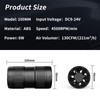 4 Inch Inline Duct Fan 130CFM Airflow with Stepless Speed