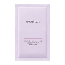 MAQUILLAGE Dramatic Essence Veil Loose Powder, Sheer Lavender (Refill) 8g | Face Powder | Loose (Powder) Type | Fragrance-Free | Pore Coverage, Transparency, Gloss, Poreless | Shiseido