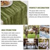 Nialnant 10 Pack Grass Green Cheesecloth Table Runner,Spring Table Runner