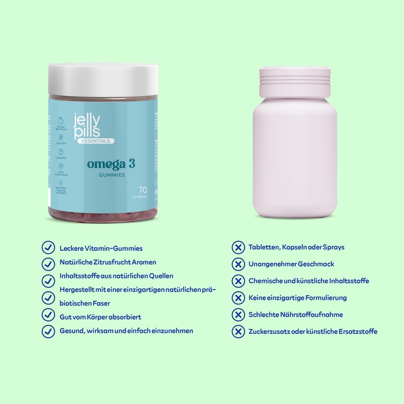 Jelly Pills Omega 3 (DHA + BCAA) + B Vitamins