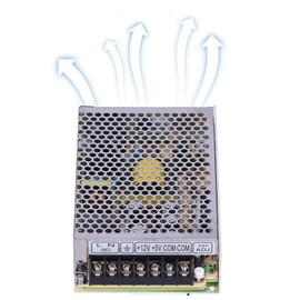 BERM LED Switching Power Converter Transformer Dual Output DC 5V/4A 12V/3A Input Voltage 115/230VAC D-60A