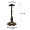 Owlgift Tabletop Hat Stand Vintage Style Dome Shaped Bronze Metal