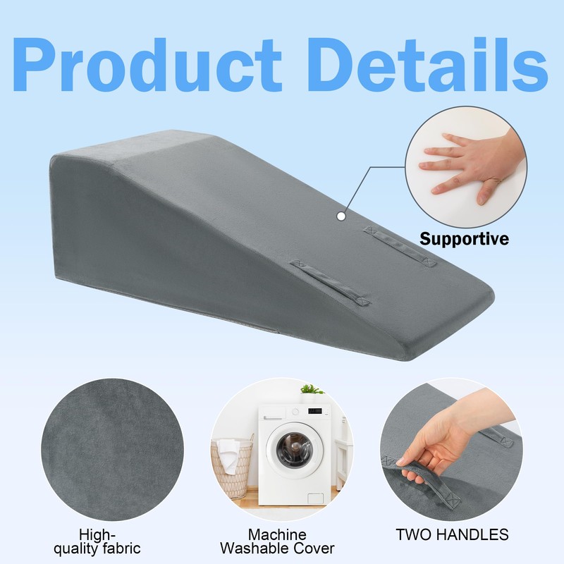 ROYALAY Leg Elevation Pillows for After Surgery, Knee Surgery Recovery
