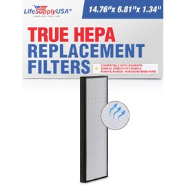 XD6065 True HEPA Filter Replacement Compatible with Rowenta XD6070, Fits PU4010–PU4015 and PU4020–PU4025 Intense Pure Air Purifiers by LifeSupplyUSA