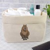 Large 'Sitting Capybara' Canvas Organiser/Storage Bag (OR00015718)