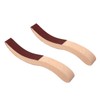 1 Pair Piano Hammerhead Sanding Plate S Shape Solid Wood