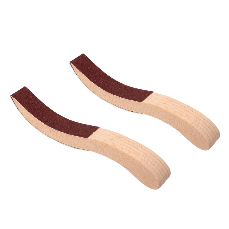 1 Pair Piano Hammerhead Sanding Plate S Shape Solid Wood