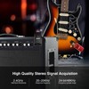 LEKATO 2.4GHz Wireless Guitar System - 6 Channels Rechargeable Wireless