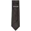 STACY ADAMS mens Solid Woven Formal Stripe tie sets, Black,