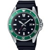 Casio MDV-106 Series Diver Watch, Men's, Overseas Model, Green Bezel