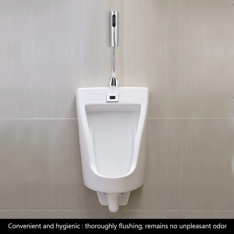 NIKOU Automatic Sensor Touchless Urinal Flush Valve - Wall Mounted,