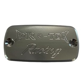 Pro-Tek Silver Front Brake Fluid Reservoir Cap Made For Honda CBR600F3 1995 1996 1997 1998 CBR 600F3 CBR-600F3 (Silver)