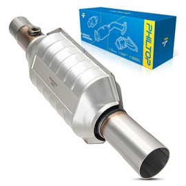 PHILTOP Front and Rear Left Right High FLow Catalytic Converter Fit For Jeep Cherokee 2.5L/4.0L 1996-2000, Grand Cherokee 4.0L/5.2L 1996-1998, Grand Cherokee 5.9L 1998 Replace# 15820(EPA Compliant)