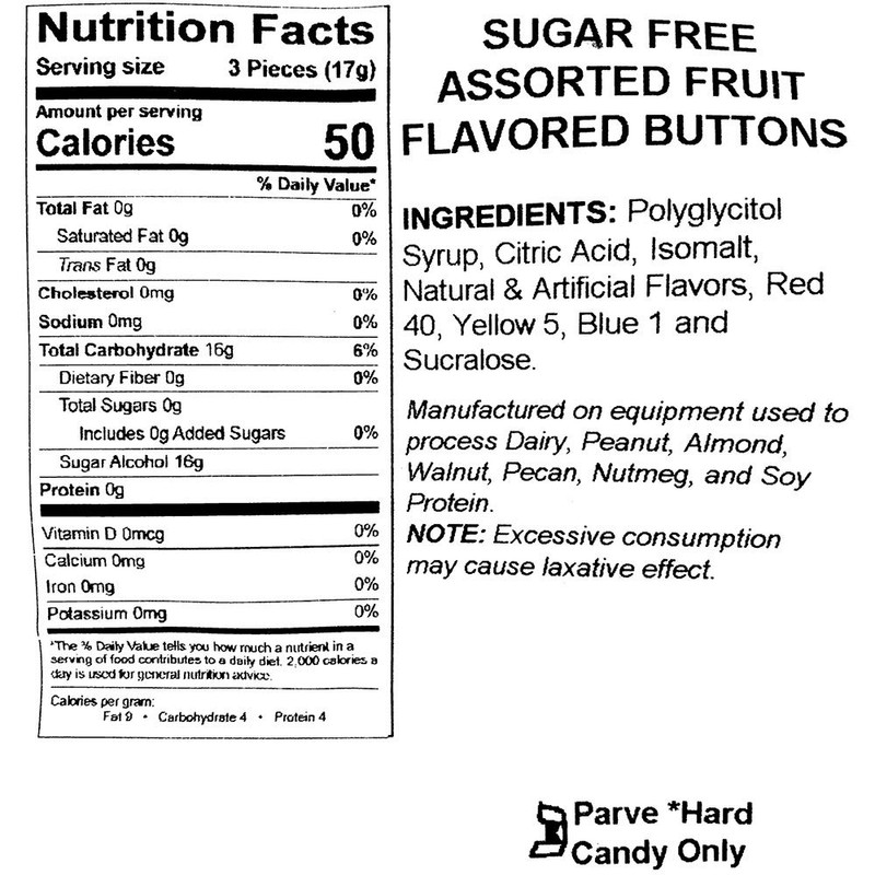 SweetGourmet Sugar Free Assorted Fruit Disks | Bulk Hard Candy