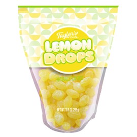 Lemon Drops, Naturally Flavored Hard Candy, 4/10.5 oz Re-Sealable Bags