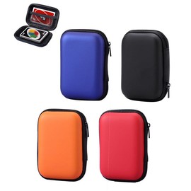 T TAKONE Pack of 4 Card Boxes for UNO, Robust and Waterproof Playing Card Case for Men and Women, Bag for UNO, Tarot and Skip-BO Cards (Black, Blue, Red and Orange), Black, Blue, Red and Orange