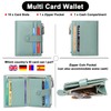 FALAN MULE Women's Small Leather RFID Protection Credit Card Holder