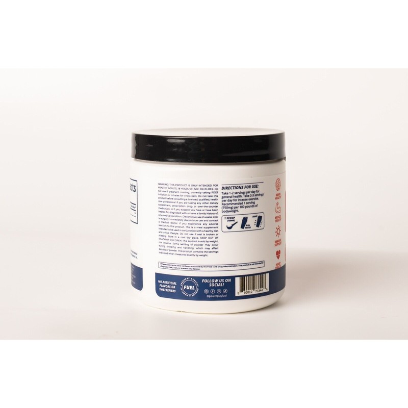 Power Play Fuel CREATINE HCl Powder - Raw Tart Taste,