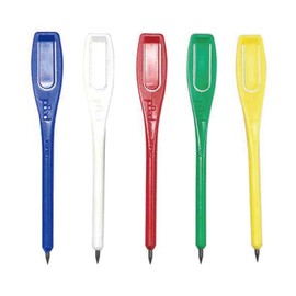 Pegsils 100pcs Disposable Pencils Survey Clip Pencils (Black)