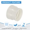 PATIKIL 7" to 6" Duct Reducer PVC Pipe Increaser Adapter"