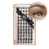 VieVie Lash Clusters 72pcs DIY Eyelash Extension Lashes, 9-16mm Mix