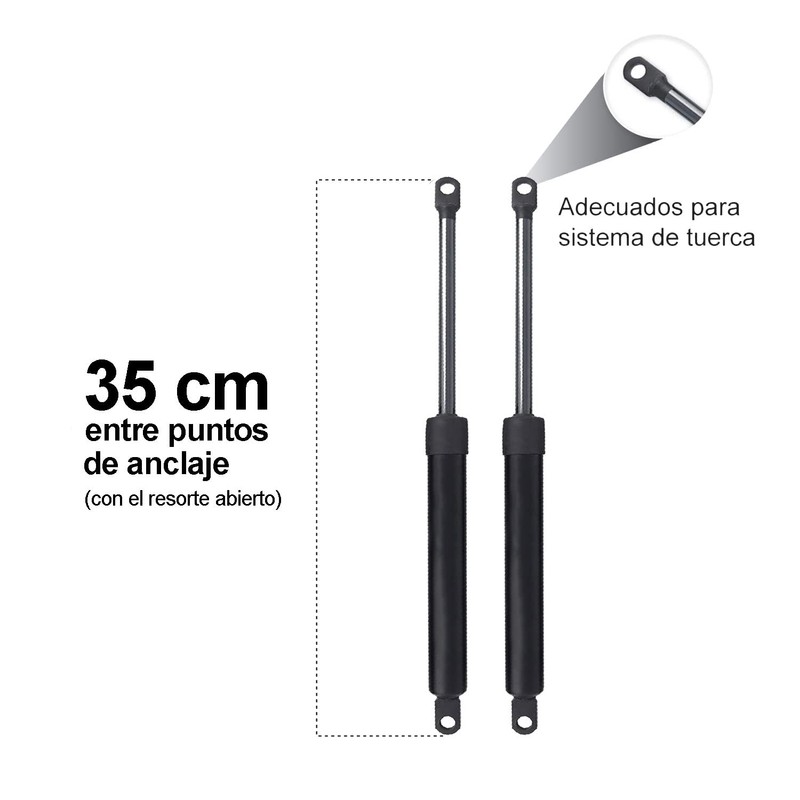 Cama express Set of 2 Springs or Dampers for Box