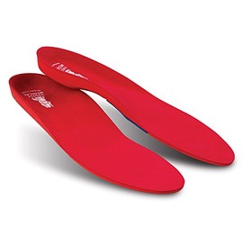 Custom Red Full Length Orthotic (38/40 UK 5 - 6.5 Small, Red)