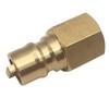 MENSI Propane Brass Quick Connect Fitting Adapter Female Plug x