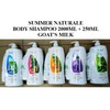 Summer Naturale Body Shampoo 2000ml + Goat Milk Body Wash