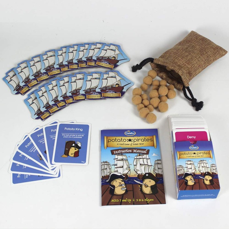 ThinkFun "Potato Pirates" Potato Pirates Battle Game 1930, Japanese Instruction