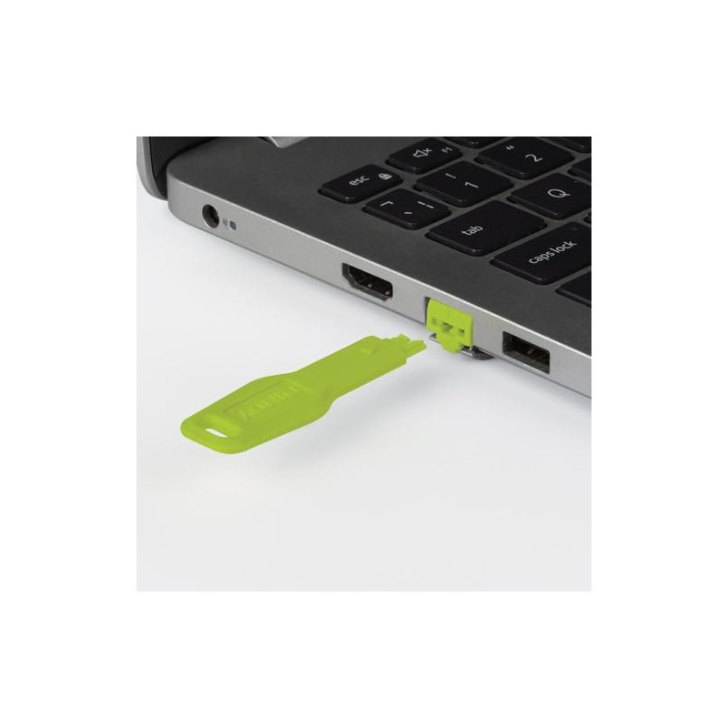 LINDY RJ45 Port Blocker Key, Green