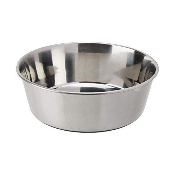 Stainless Steel Single Pet Dish Capacity: 48 oz.