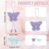 INFUNLY Set of 8 DIY Macrame Butterfly Kits, Colourful Jade