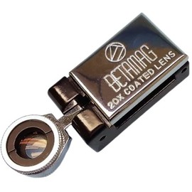 Beta Mag - Lupa plegable de mano (20 aumentos)