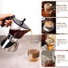 DITOSH 430 Stainless Steel Base Stovetop Espresso Maker Transparent Moka