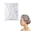 LUYING Shower Cap, 100 Pieces, Permeable, Disposable Hair Cap, For