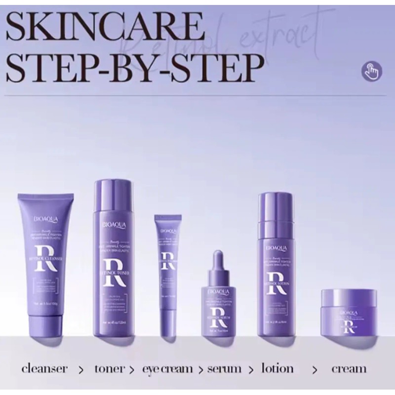 Kit Retinol Reduce Arrugas Líneas De Expresión Regenera Piel