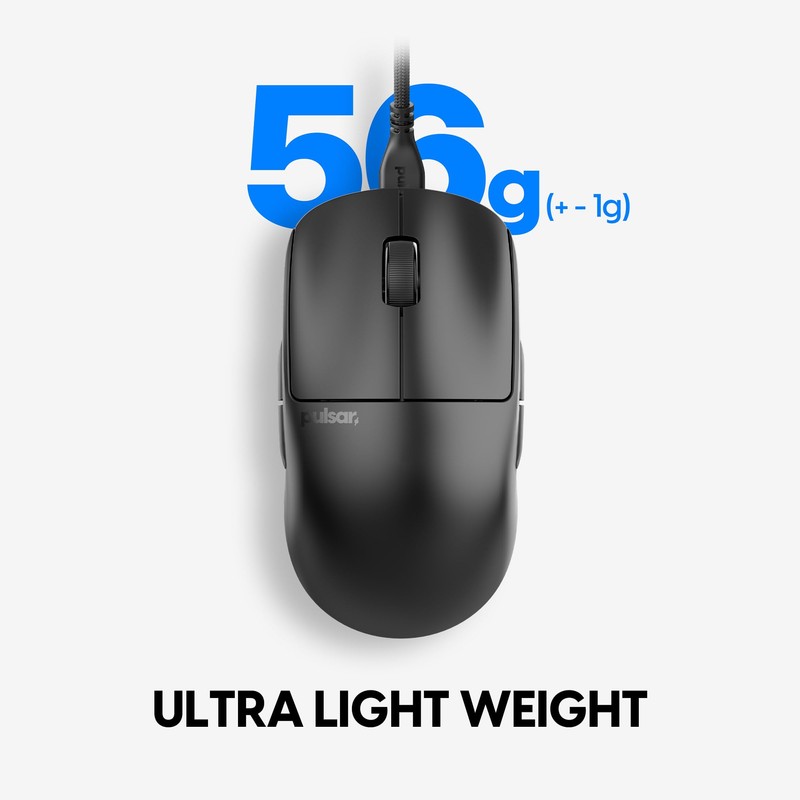 Pulsar Gaming Gears X2A Wired Gaming Mouse, Ultra Lightweight, Optical
