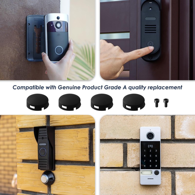 Doorbell Button Replacement for Ring Peephole Camera and Video Doorbell
