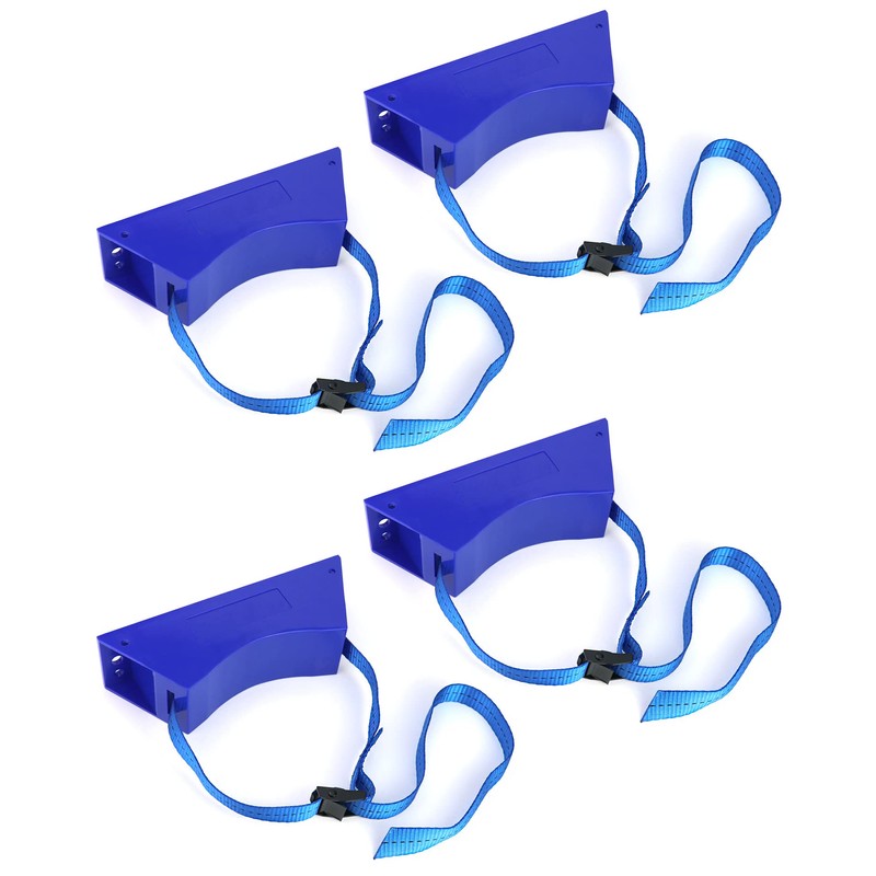 QWORK Cylinder Wall Mount Bracket, 4 Pack 4''-12'' Cylinder Bracket