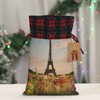 YHBLYKXP Beautiful Eiffel Tower Paris print Drawstring Christmas Bags, Festive