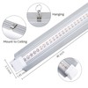 Grow Light for Indoor Plants,4ft T8, 180W(4 x 45W, 1080W
