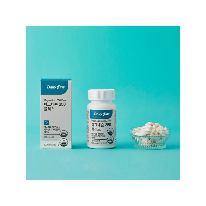 DailyOne 데일리원 마그네슘 350 플러스 고함량 대용량 900mg X 90정
