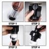 Bathroom Sink Drain Kit with Flexible Expandable P-Trap Sink Drain