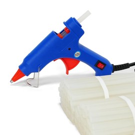 20W Mini Hot Glue Gun Kit with 100 Glue Sticks(100mm x 7mm),Fast Preheating Hot Glue Gun Perfect for DIY,Arts Works,School Crafts,Office and Things Repairs