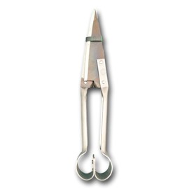 DUE BUOI DOUBLE BOW STRAIGHT SHEEP SHEARS DB 162/32 | 5"1/2 BLADE LENGTH - 12"1/2 TOTAL LENGTH | RAZOR SHARP | HEAVY DUTY