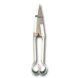 DUE BUOI DOUBLE BOW STRAIGHT SHEEP SHEARS DB 162/32 | 5"1/2 BLADE LENGTH - 12"1/2 TOTAL LENGTH | RAZOR SHARP | HEAVY DUTY