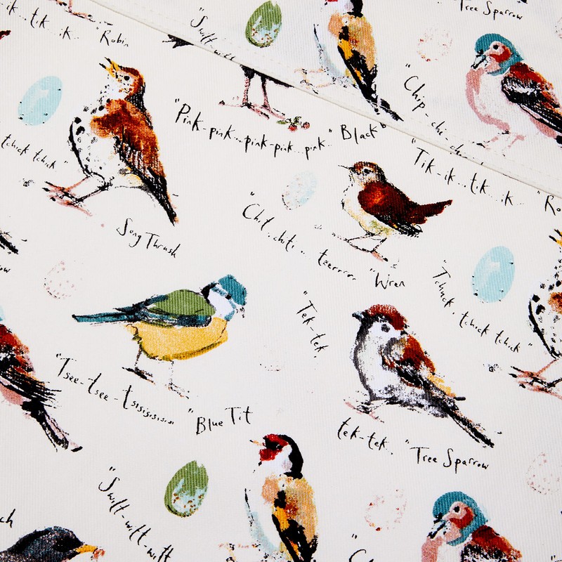 Birdsong Cotton Apron